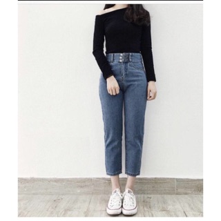 Baggy Jeans 3 Nút