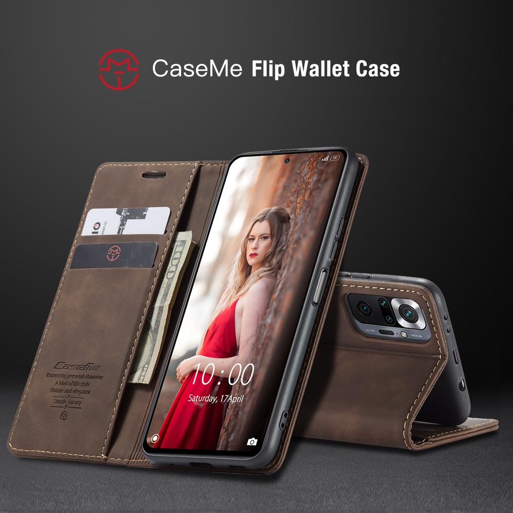 Bao da điện thoại nắp gập dạng ví cho Xiaomi Poco F2 F3 M3 Redmi K20 K30 K30S K40 Pro