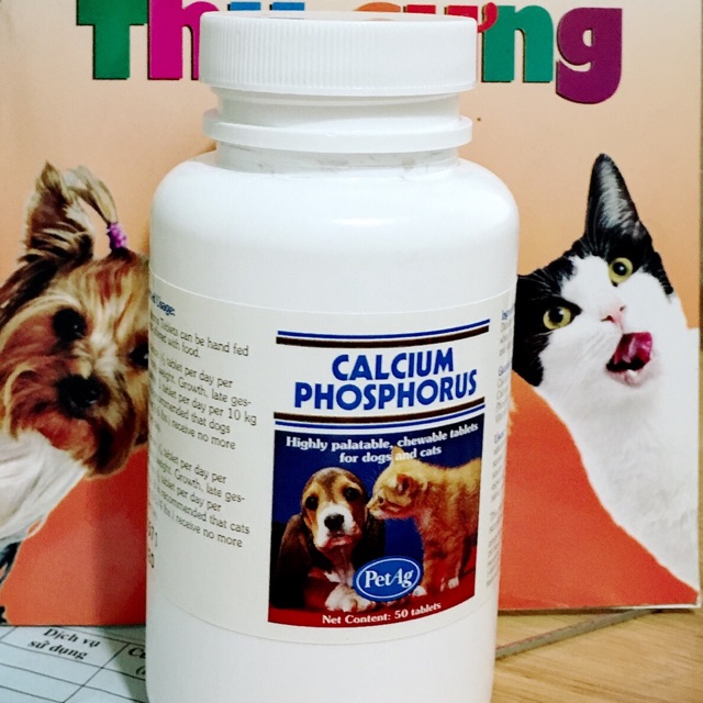 Viên Calci Hàm Lượng Cao Cho Chó Mèo ( 5 Viên )
