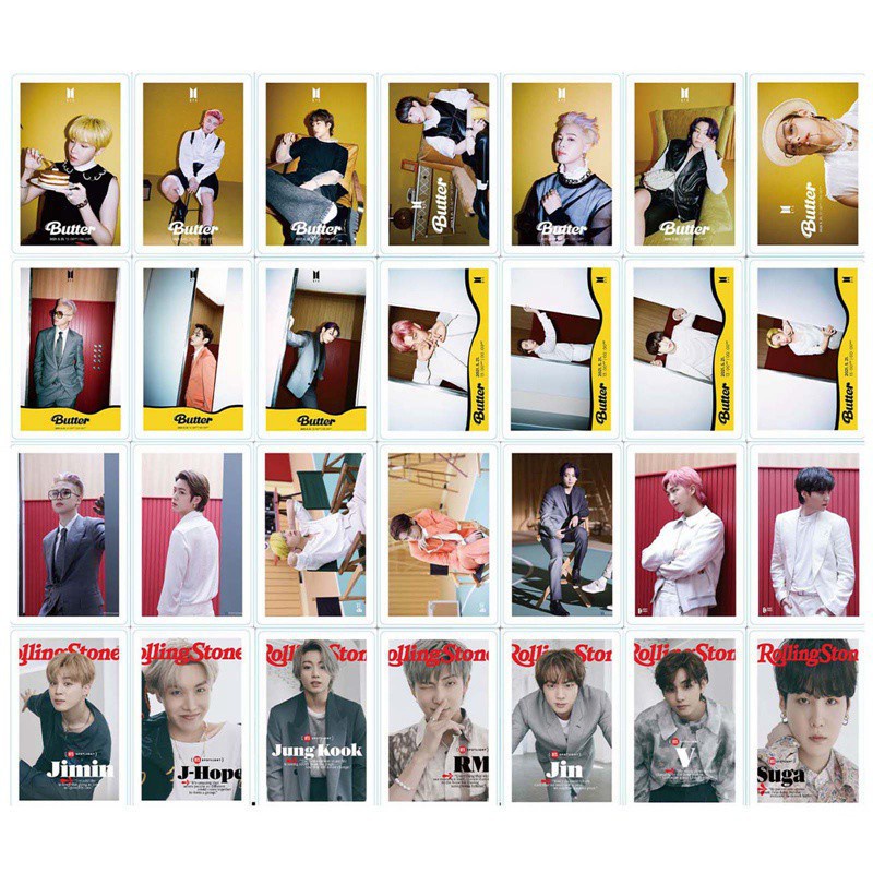 Set 55 Thẻ Hình Lomo Nhóm Nhạc Bts
