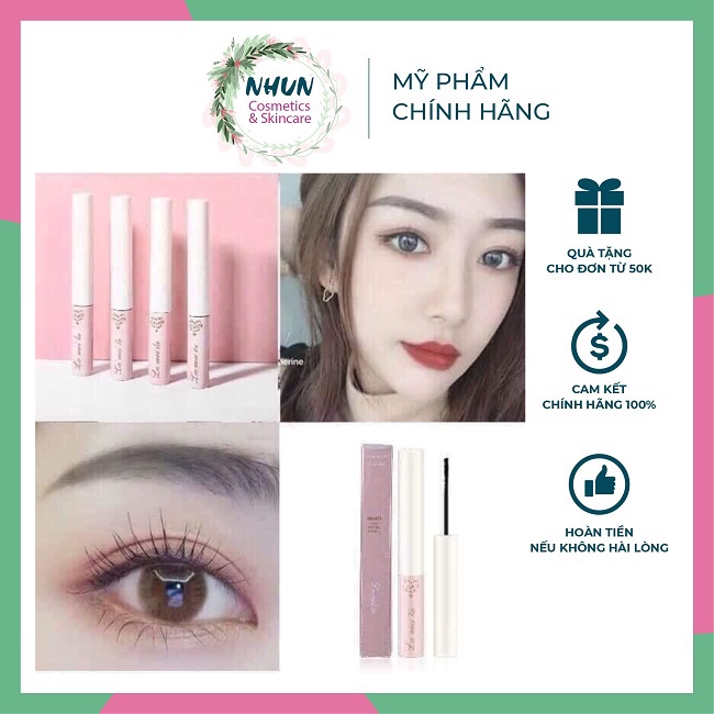 Mascara Siêu Mảnh Tơi Mi Lameila Skinny Microcara Vỏ Hồng (Nhungshika)