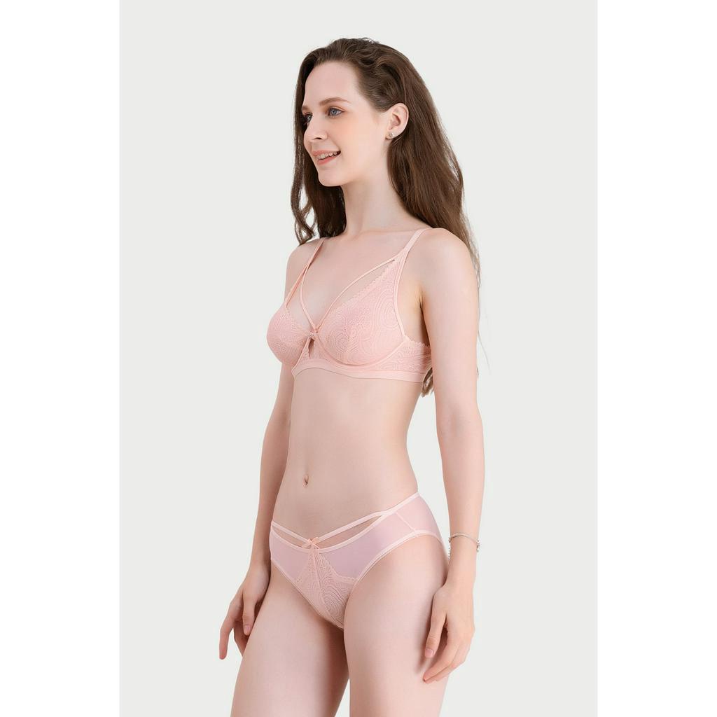 Quần lót Bikini Vera Ren phối lưới - V0450