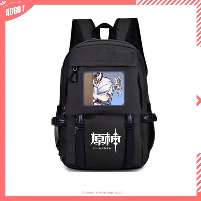 Balo Đi Học In Hình Game GENSHIN IMPACT Mẫu Mới Chất Đẹp