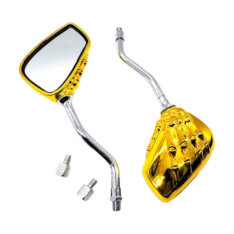 Set 2 Gương Chiếu Hậu Phong Cách Retro Cho Xe Máy