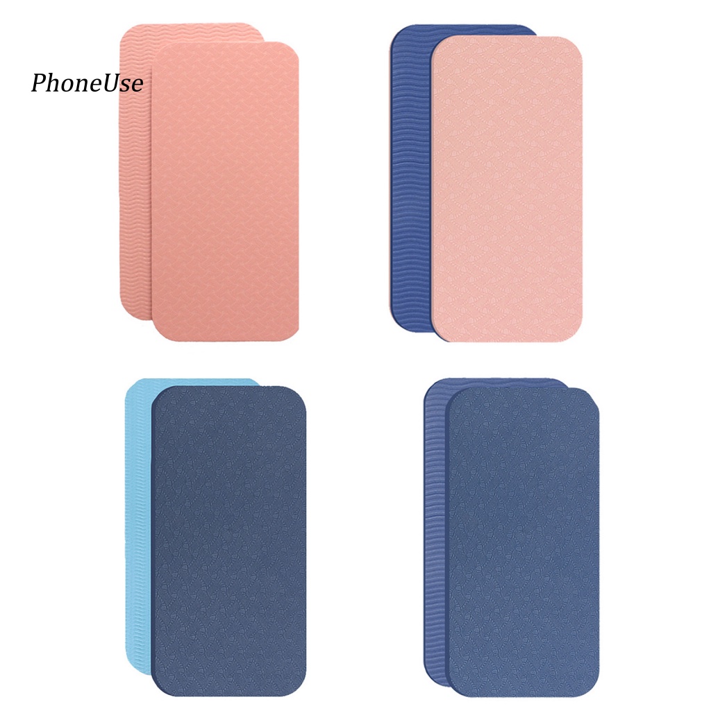 Set 2 Đệm Bảo Vệ Khuỷu Tay Bằng Da PU Chống Trượt Hỗ Trợ Tập Yoga