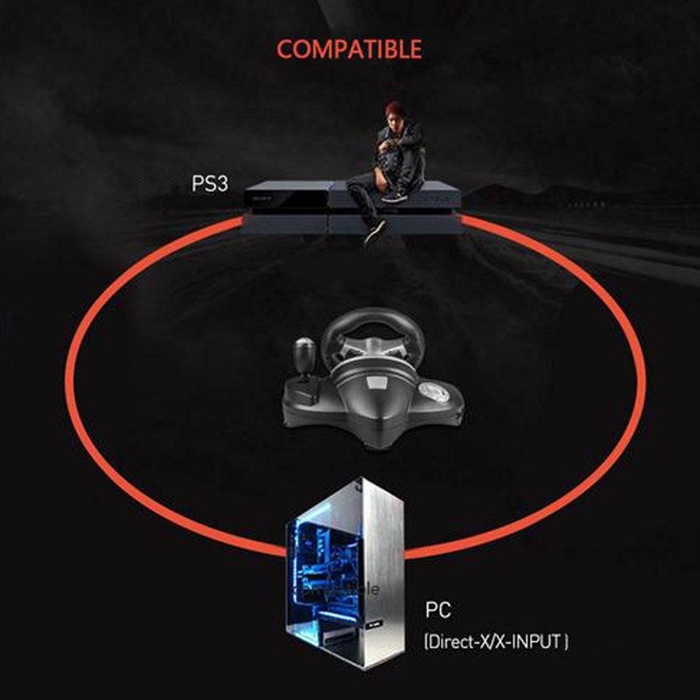 Tay cầm chơi game gắn vô lăng xe hơi