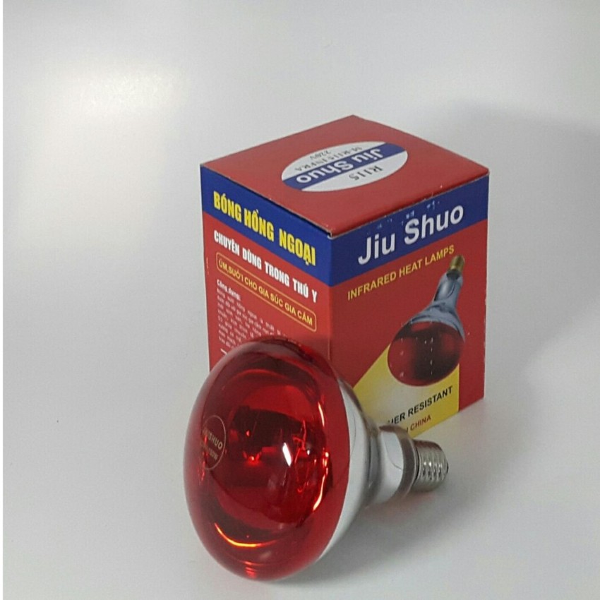 Bóng đèn úm gà ,sưởi gia cầm 200w hồng ngoại