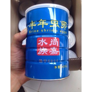 Trứng Artemia lon xanh ấp nở 425g- Trứng artemia thức ăn cá cảnh