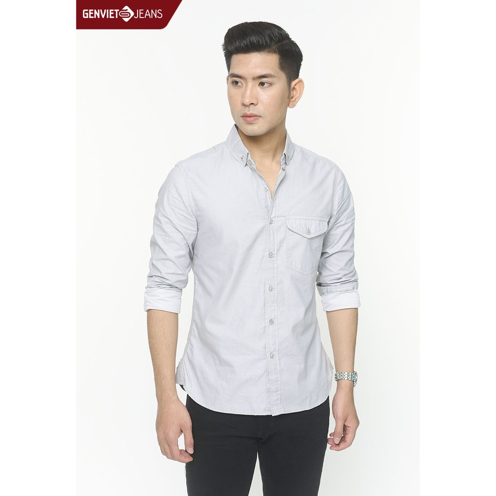 T3121C811 - Áo Sơmi Dài Tay Nam GENVIET | BigBuy360 - bigbuy360.vn