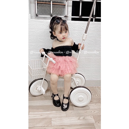 Chân váy tutu 4 tầng siêu xinh cho bé