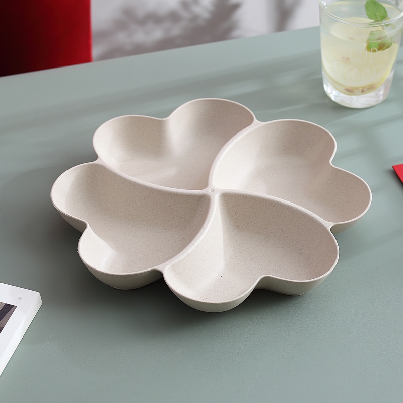 Hộp đựng mứt tết lúa mạch Hình Trái Tim (Không nắp)