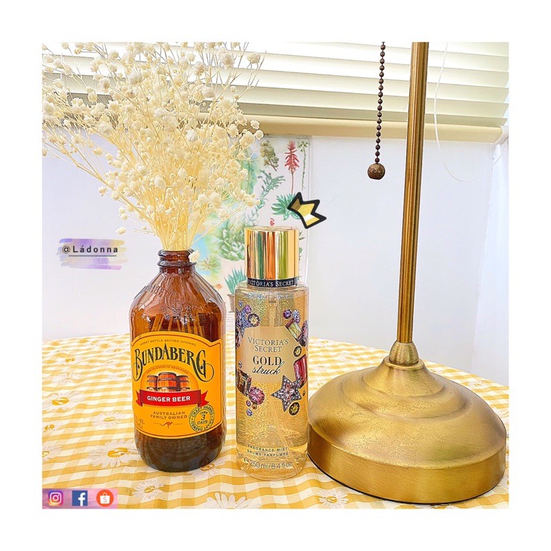 Xịt thơm dưỡng thể toàn thân Bodymist Gold Struck- Victoria's Secret | Thế Giới Skin Care