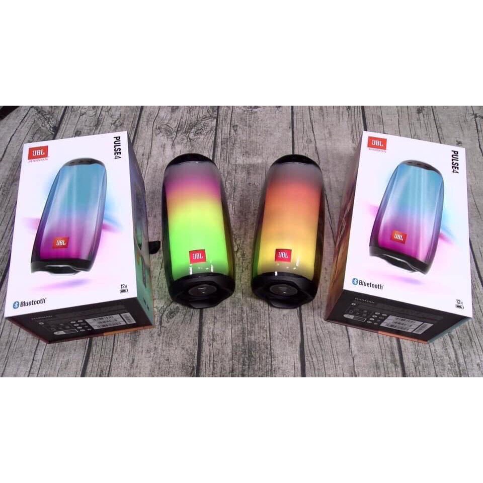 Loa Bluetooth JBL pulse 4 Đèn Led Âm Thanh Chuẩn Bass Căng Đét Hàng Cao Cấp