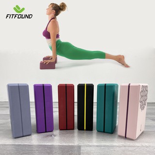 Gạch gối tập yoga EVA nặng 200g 300g độ cứng cao- Yoga Blocks Fitfound