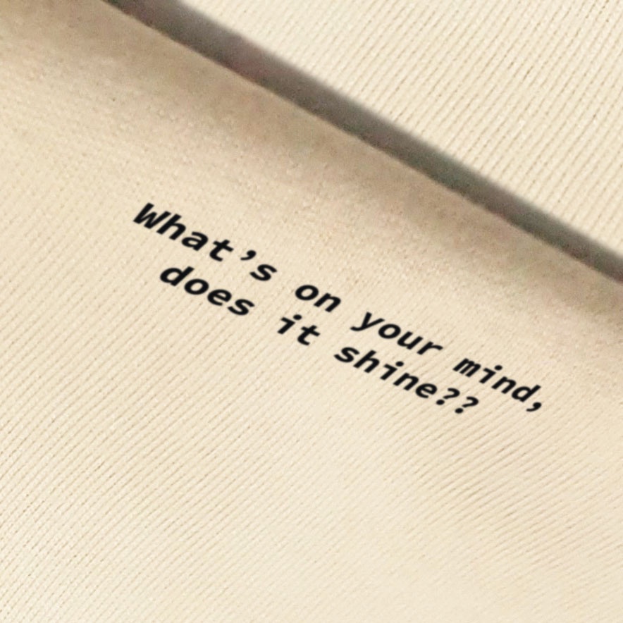 Áo Thun Unisex Undo Gossip Alone Màu Kem Vàng 100% Standard Cotton - Local Brand Chính Hãng