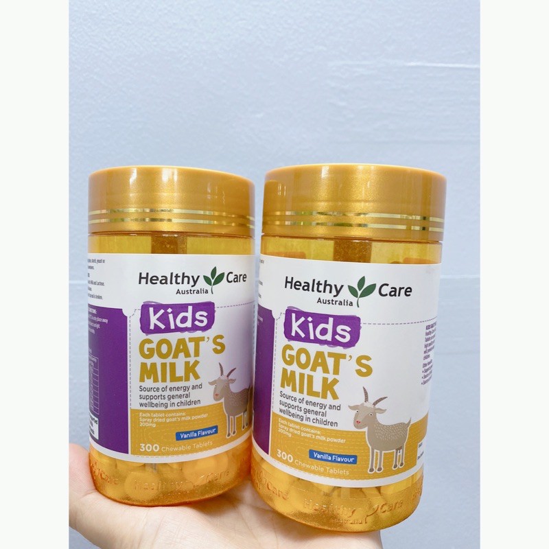 [HÀNG ÚC] Sữa dê cô đặc Healthy Care Kid Goat Milk 300 viên.