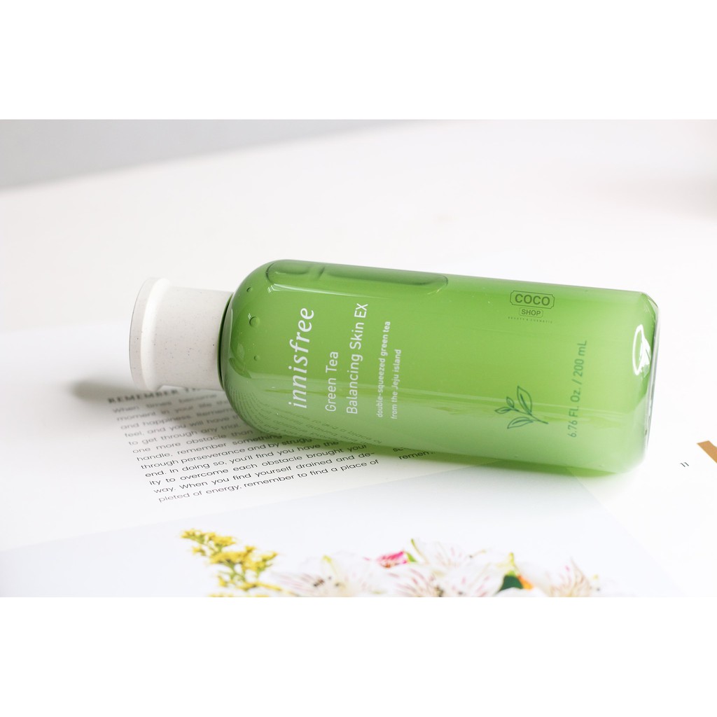 Nước hoa hồng Innisfree green tea balancing skin EX