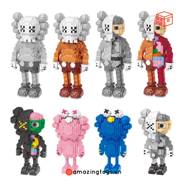 Mô hình lắp ráp Kaws Moc Model - Lego Kaws Moc Model