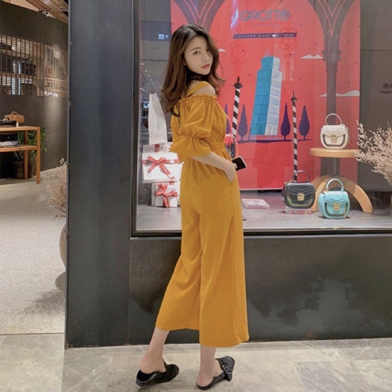 Thanh Lý Bộ Jumpsuit Trễ Vai