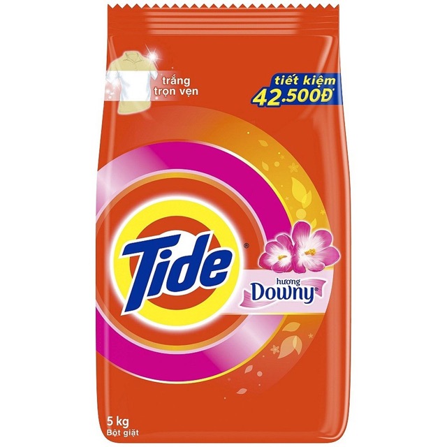 BỘT GIẶT TIDE HƯƠNG DOWNY 5KG