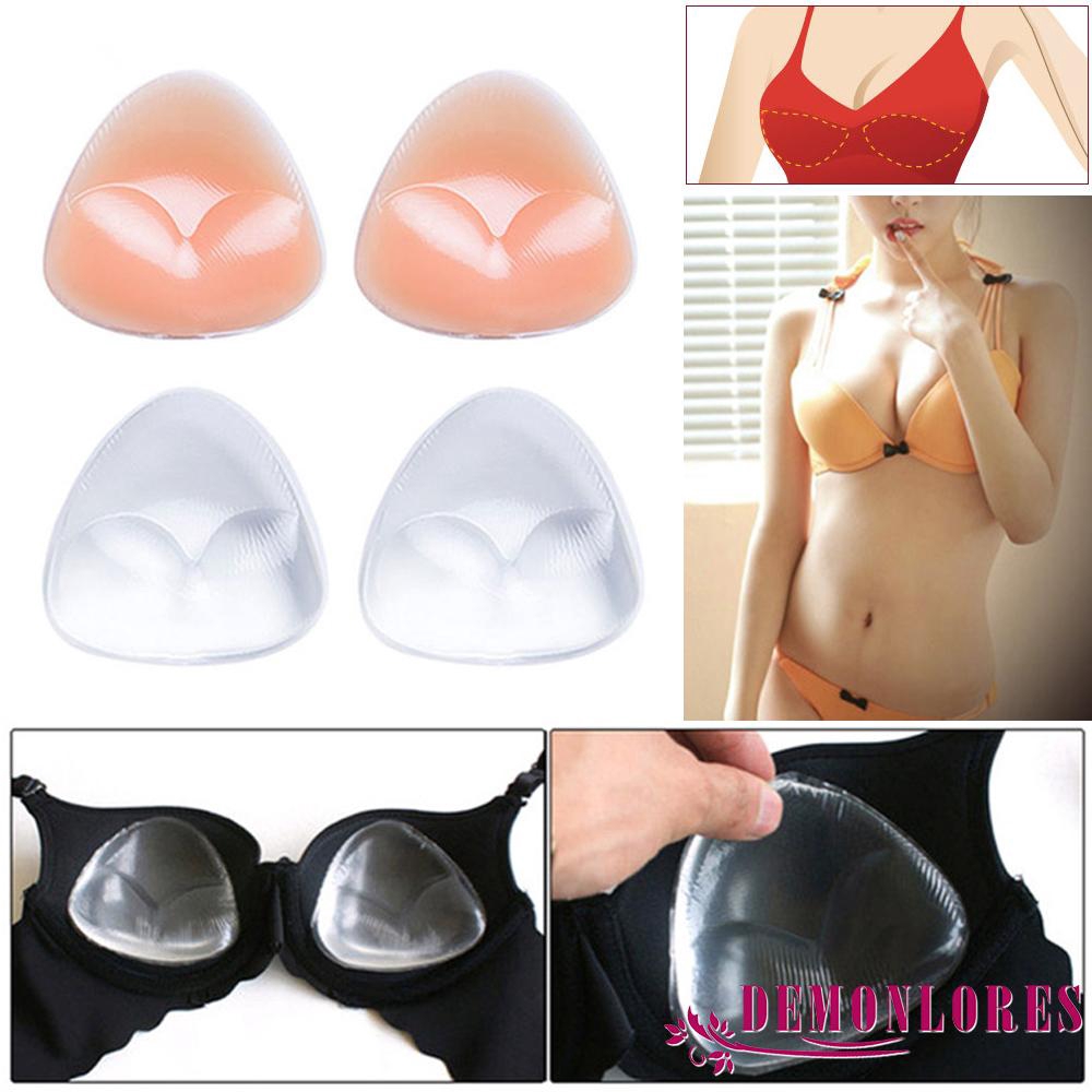 Đệm silicone nâng ngực hình tam giác có thể tháo ra