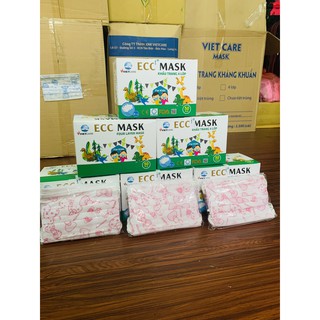 Hộp 50c KT Y Tế Cho Bé Vải Kháng Khuẩn 4 Lớp. Siêu An Toàn Cho Bé Trai và Bé Gái