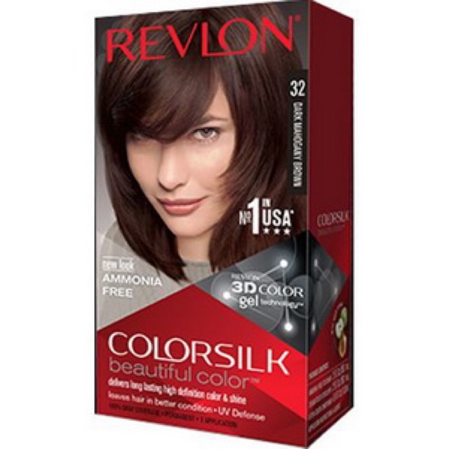 🍫 THUỐC NHUỘM TÓC REVLON 3D-màu 32 nâu tây