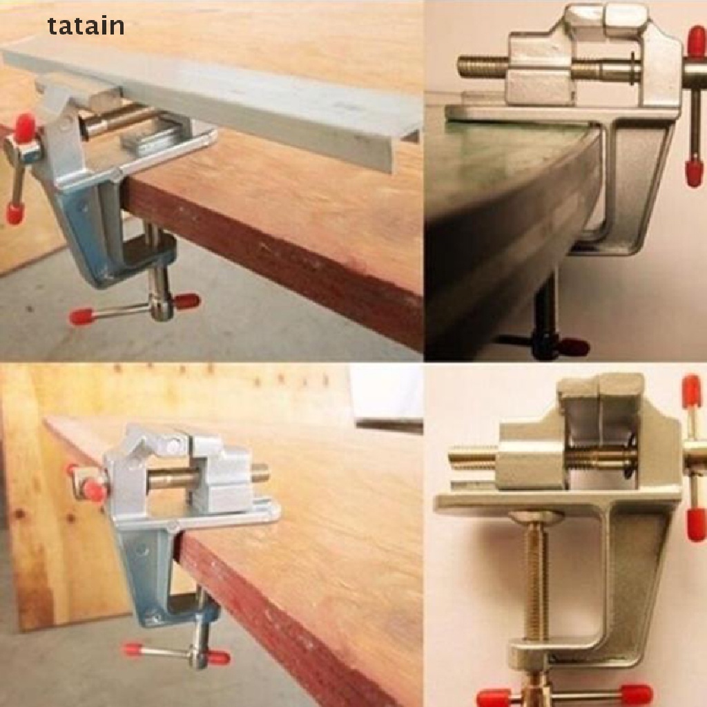 [TAT] Aluminium Alloy Vise Table Tongs Vintage Bench Vise Pliers Mini Clamp DIY Tool CVX