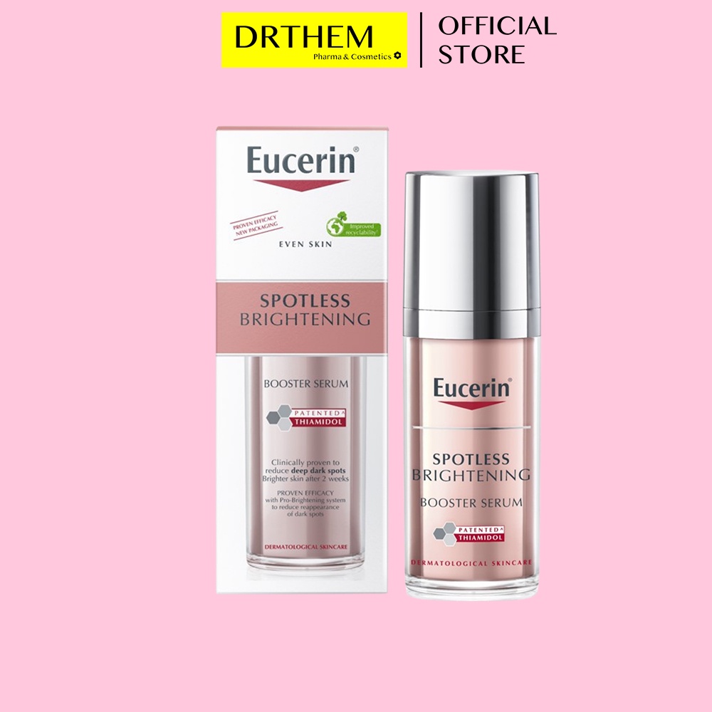 Tinh Chất Eucerin Spotless Brightening Booster Serum Giúp Giảm Thâm Nám & Dưỡng Sáng Da 30ml