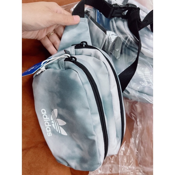 Túi Đeo Hông Adidas Sport Waist Pack Xanh Trắng Phối Loang