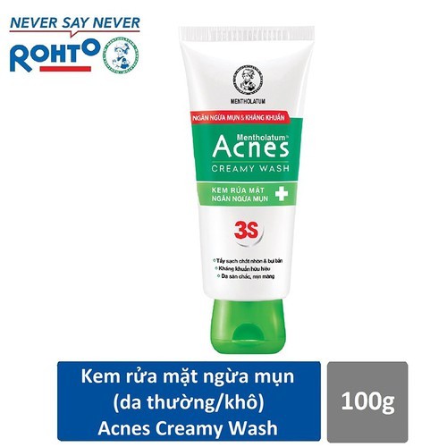 Sữa Rửa Mặt Acnes Ngăn Ngừa Mụn Kháng Khuẩn