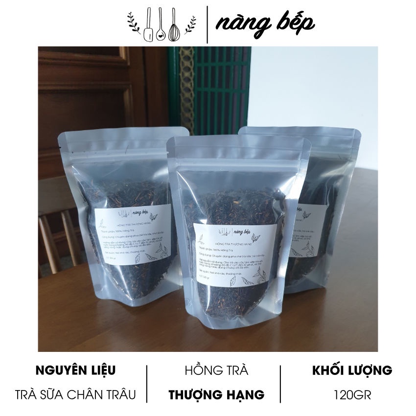 Hồng Trà, Trà Đen Nguyên Liệu Làm Trà Sữa Trân Châu THƯỢNG HẠNG - Nàng Bếp 120gr | BigBuy360 - bigbuy360.vn