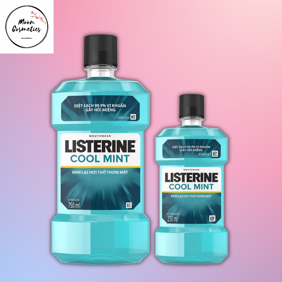 Nước Súc Miệng Listerine Cool Mint 250/750ml