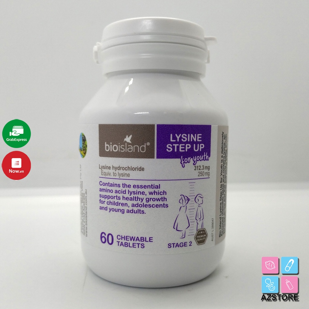 Bio Island Lysine tăng chiều cao - Lysine Starter / Lysine step up cho bé