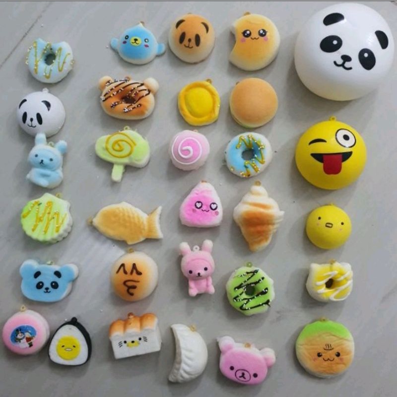 Combo squishy nhật kèm indo 30 cái từ 4 đến 10cm( dọc kĩ mô tả mẫu sẽ thay đổi tùy theo đợt)