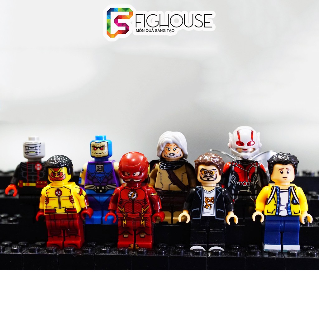 Xếp Hình Minifigures Siêu Anh Hùng Marvel/DC - Đồ Chơi Lắp Ráp Logo X0134 [A15]