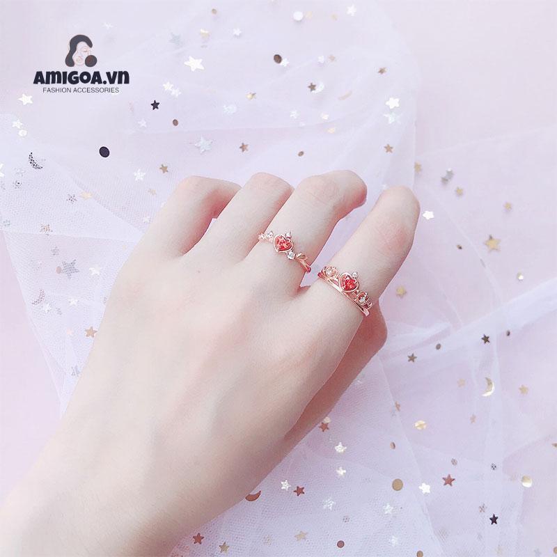 Bộ Nhẫn Công Chúa Disney Với Thiết Kế Độc Đáo