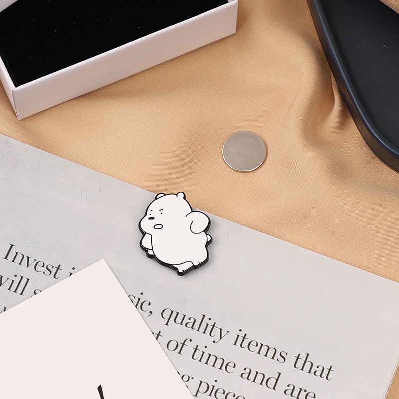 Ghim cài áo hình chú gấu dễ thương cho nữ