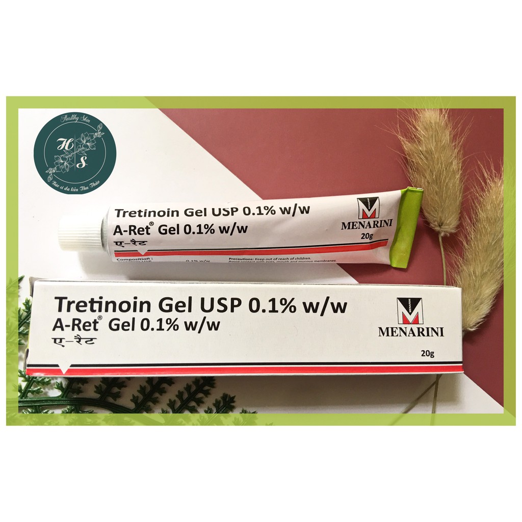 Tretinoin USP (A RET 0.1) gel dưỡng giảm mụn, chống lão hoá