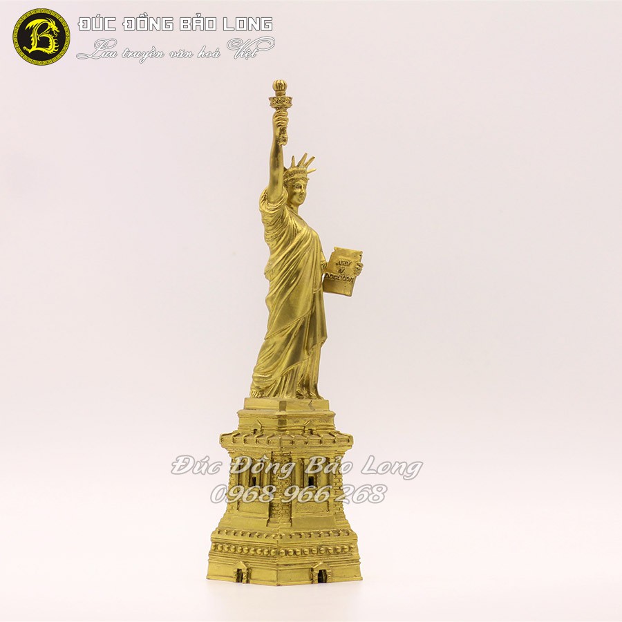 Tượng Nữ Thần Tự Do Bằng Đồng Cao 30cm