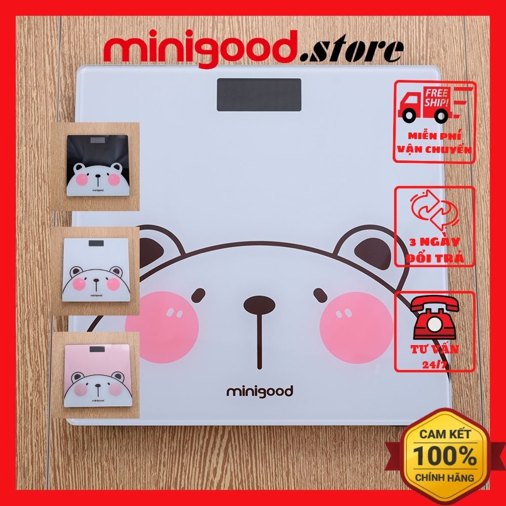 Cân điện tử gấu con MINIGOOD 3 màu