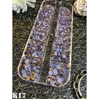 đá khay chân keo mix size