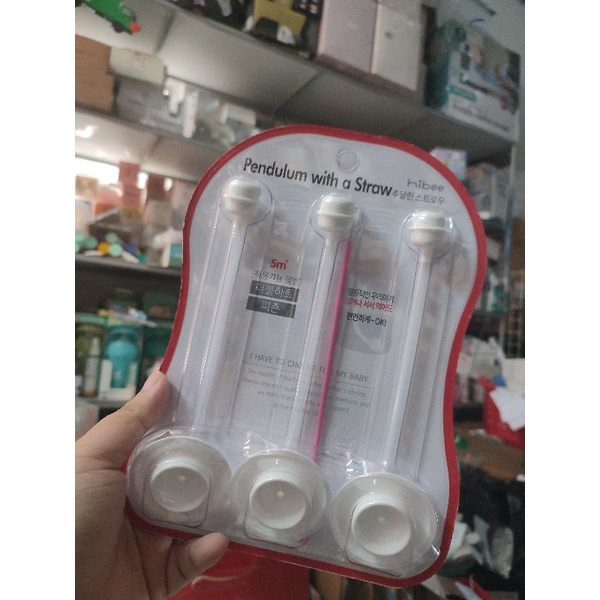 ỐNG HÚT QUẢ TẠ VÀ DỤNG CỤ VỆ SINH HIBEE HÀN QUỐC GIÚP BÉ HÚT SỮA MỌI TƯ THẾ