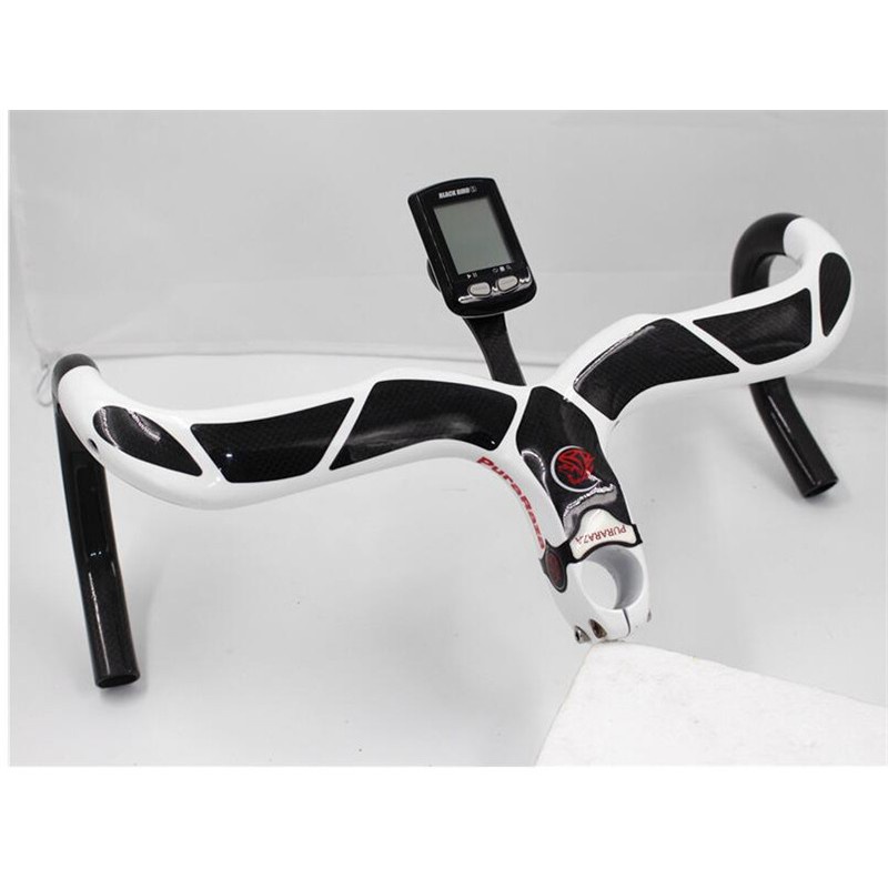 Hoàn toàn mới bằng sợi carbon Garmin / bryton / igpsport Xe đạp Giá đỡ hỗ trợ máy tính + Giá đỡ máy ảnh chuyển động GoPro + Giá đỡ đèn