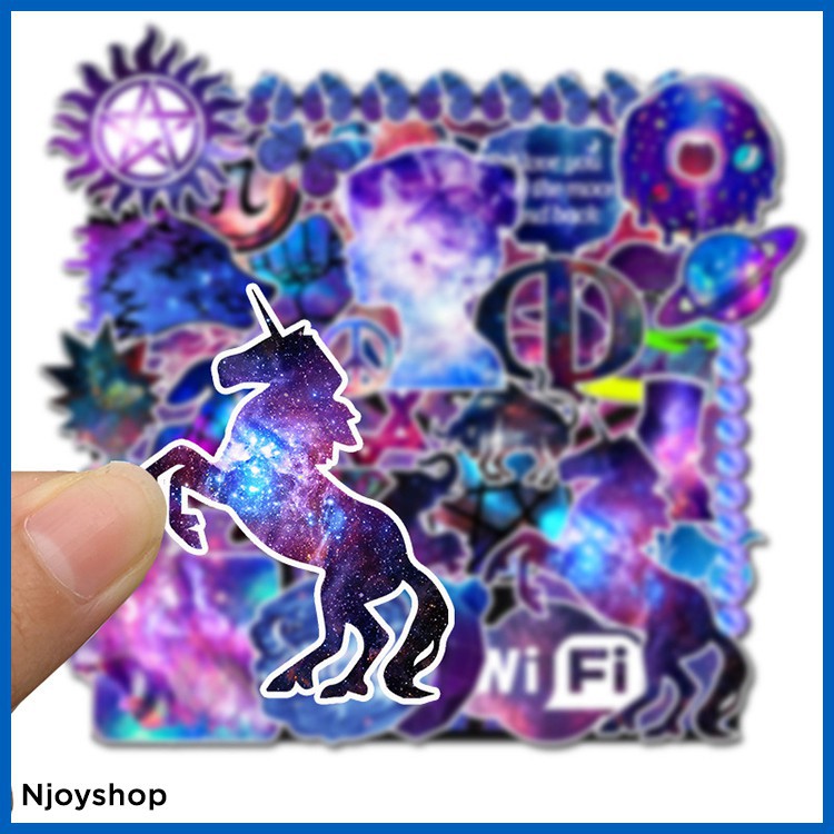 STICKER DÁN NÓN BẢO HIỂM CHỐNG NƯỚC HOLOGRAM DẠ QUANG DÁN LAPTOP DÁN VALI  DÁN ĐIỆN THOẠI DÁN ĐÀN GUITAR DÁN LAPTOP