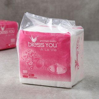 Khăn Ăn Bless you Alavie 100 Tờ (23 x 23cm)