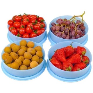 Set 4 hộp Tup Tròn 500ml ♥️ tupperware