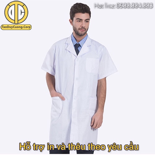 Áo blouse nam Áo blouse nữ tay ngắn dáng dài cao cấp