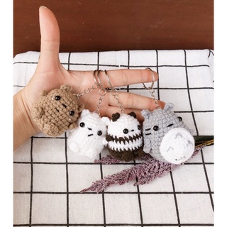 Móc chìa khoá làm bằng len handmade
