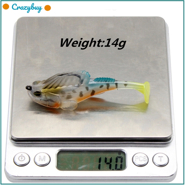 Mồi câu cá giá đẹp mắt dài 80mm nặng 14g